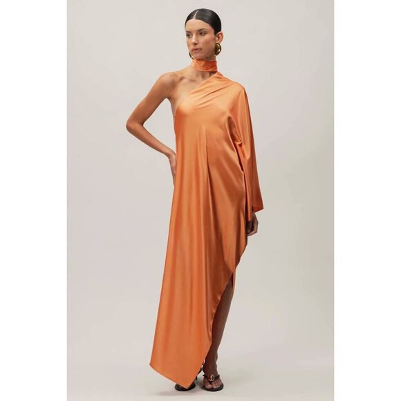 BAOBAB Cabana Dress Luz In Orange Small $260 - Picture 1 of 7